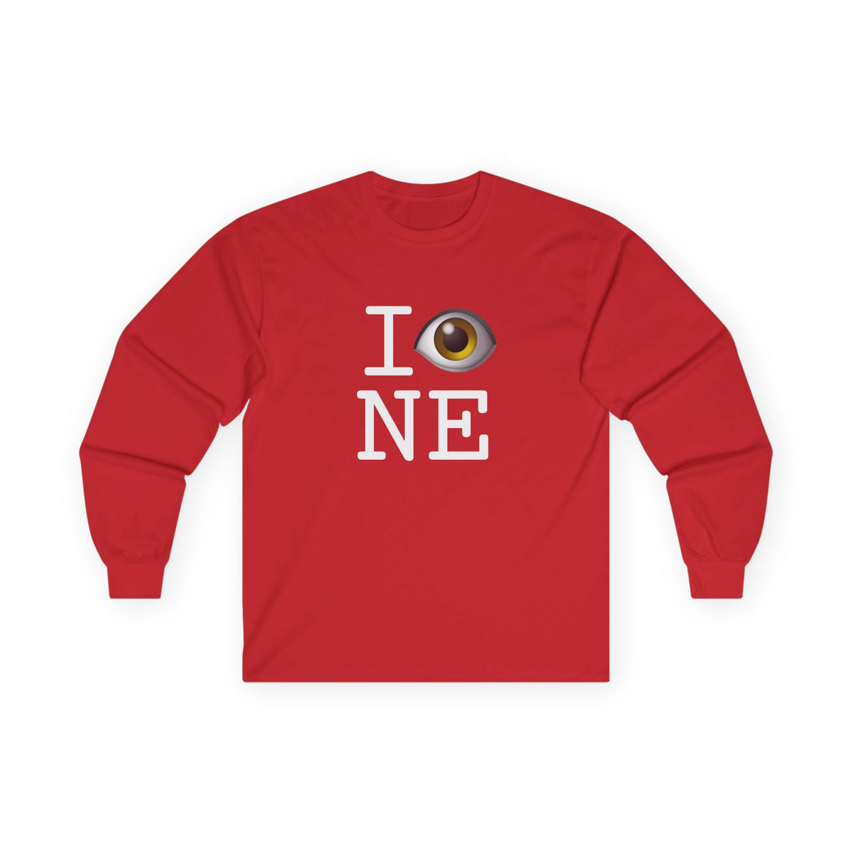 "I See (Eye) Nebraska" Long Sleeve Shirt