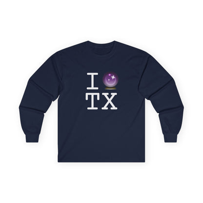"I Predict the Future (Crystal Ball) of Texas" Long Sleeve Shirt