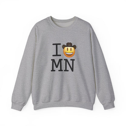 "I'm a Cowboy or Cowgirl in Minnesota" Sweatshirt