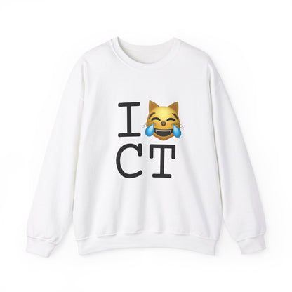 "I'm Laughing like a Cat at Connecticut" Sweatshirt