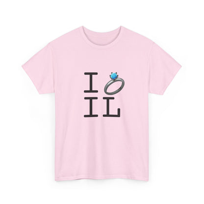 "I'm Married to (Diamond Ring) Illinois" Tee