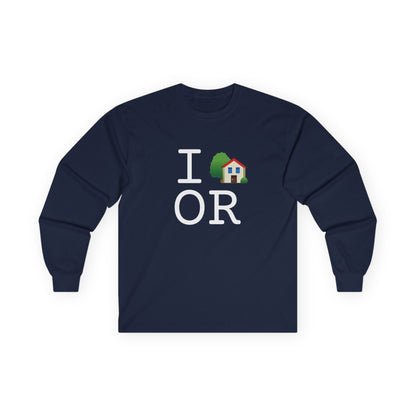 "I'm Home in Oregon" Long Sleeve Shirt