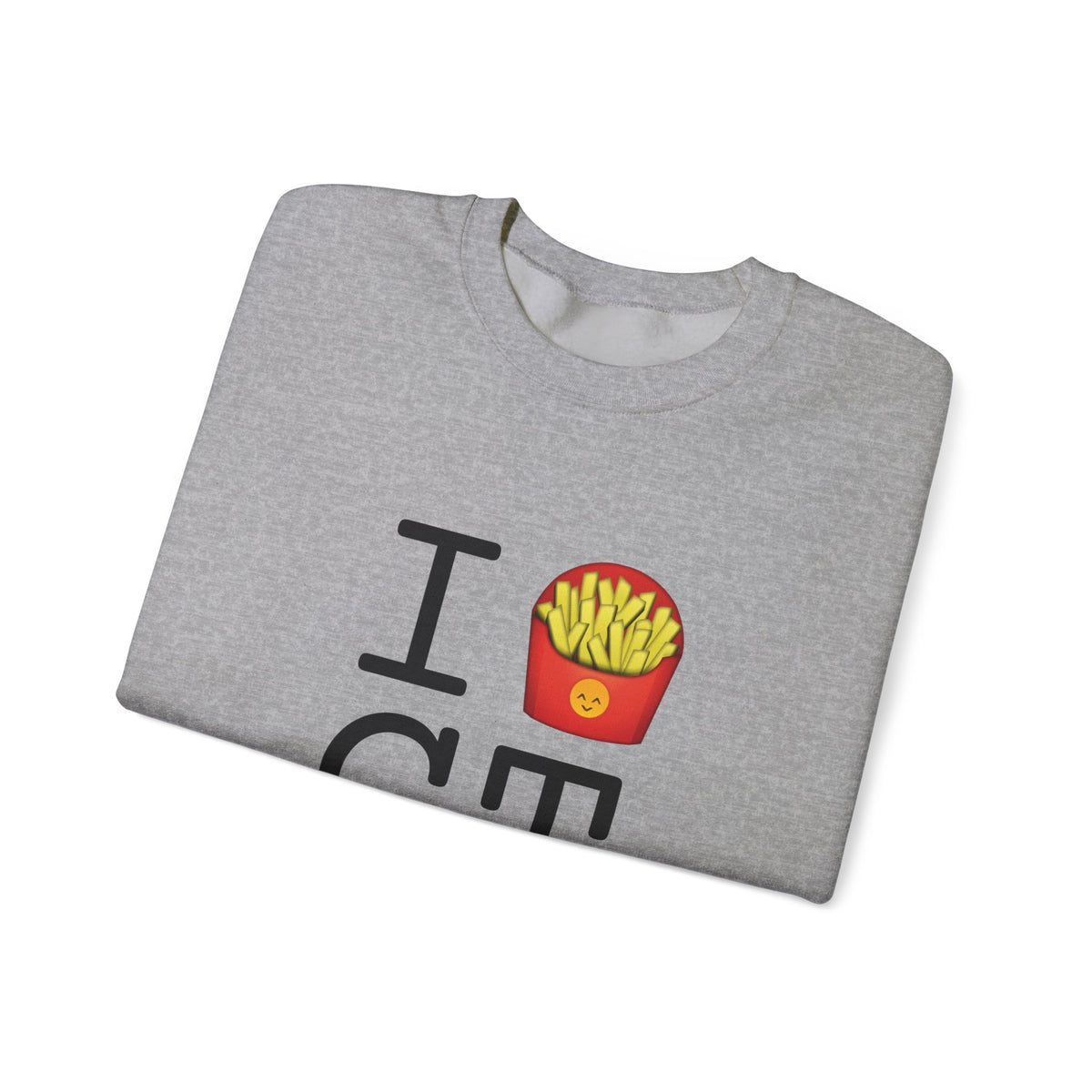 "I French Fries Connecticut" Sweatshirt