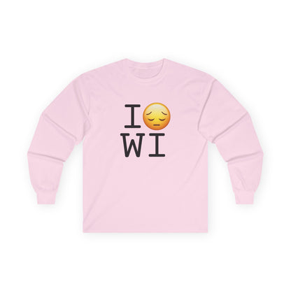 "I'm Depressed about Wisconsin" Long Sleeve Shirt