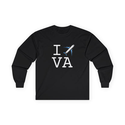 "I Fly Over Virginia" Long Sleeve Shirt
