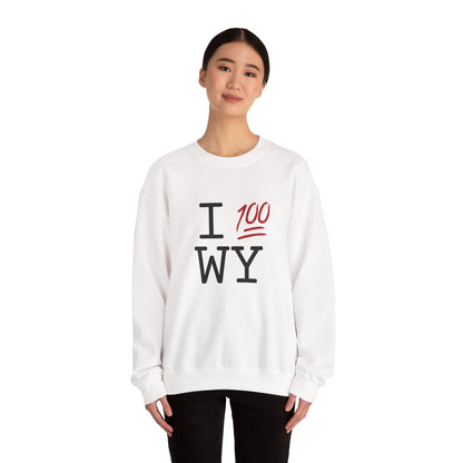 "I Keep it 100 in Wyoming" Sweatshirt