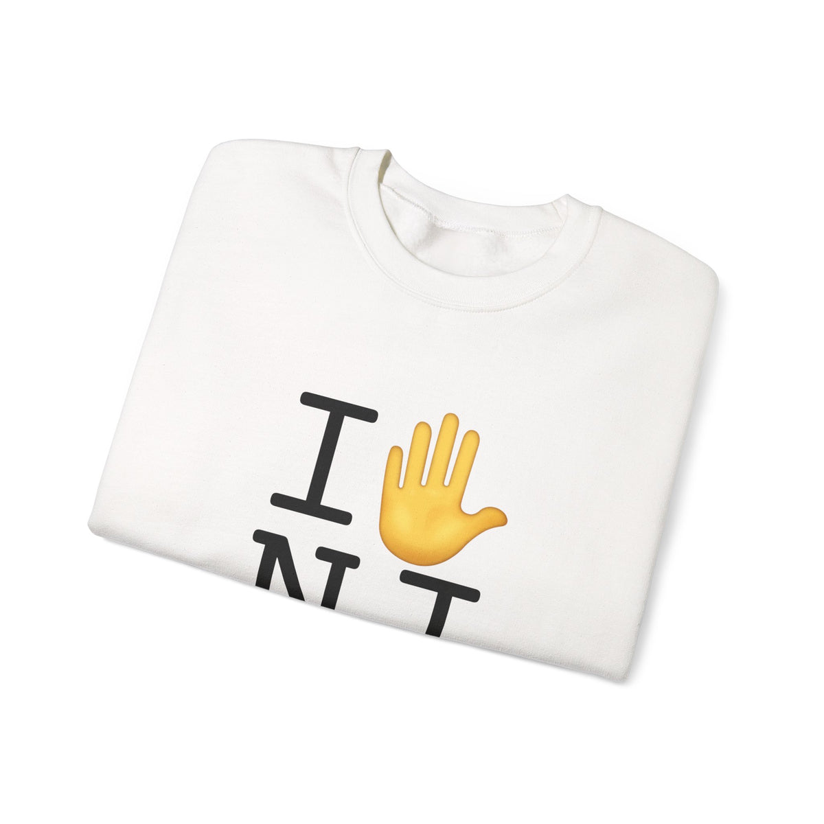 "I Stop (Raised Hand) New Jersey" Sweatshirt