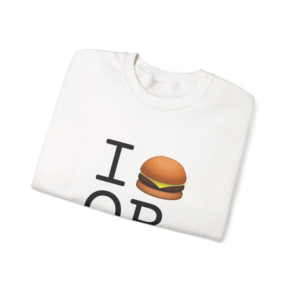 "I Cheeseburger Oregon" Sweatshirt