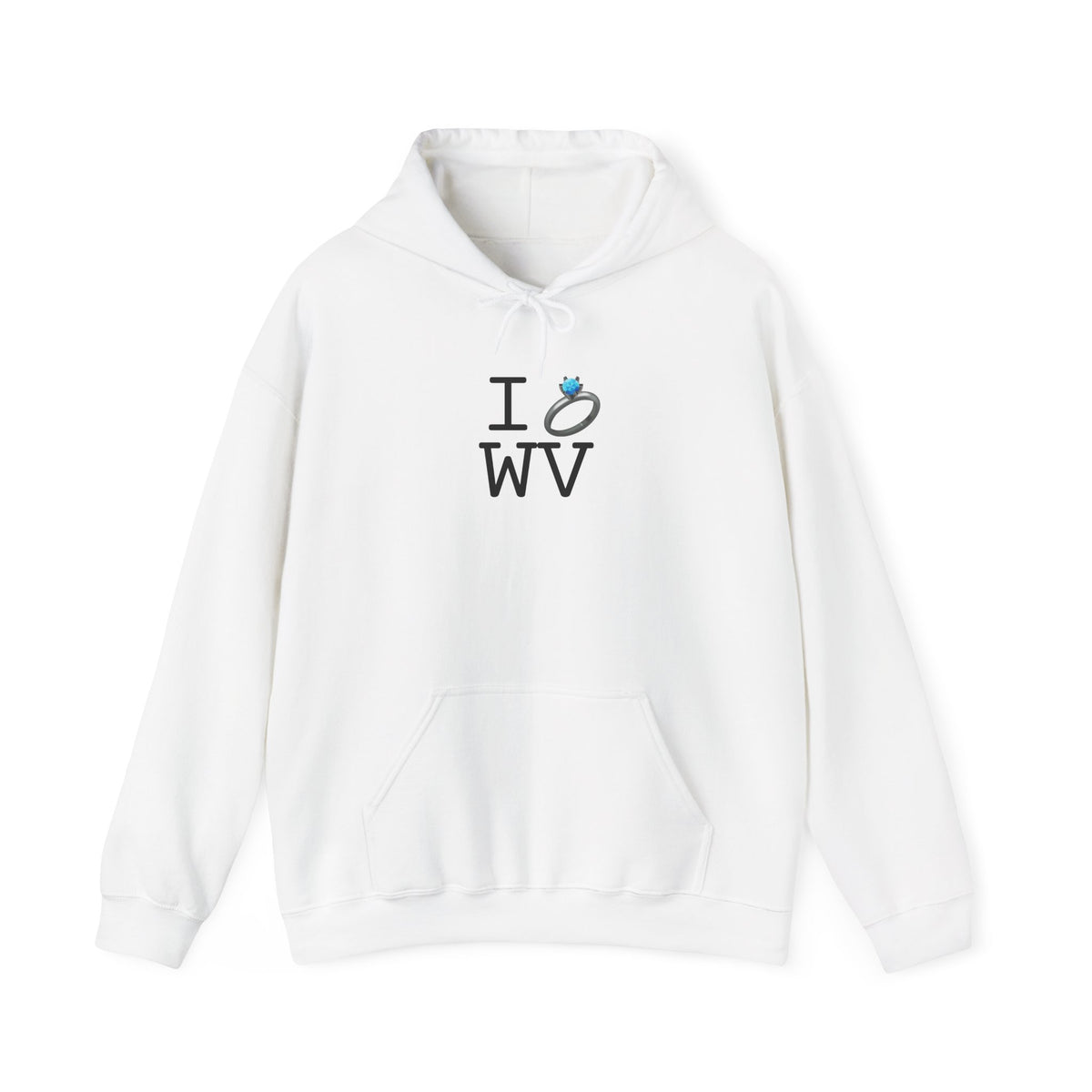 "I'm Married to (Diamond Ring) West Virginia" Hoodie