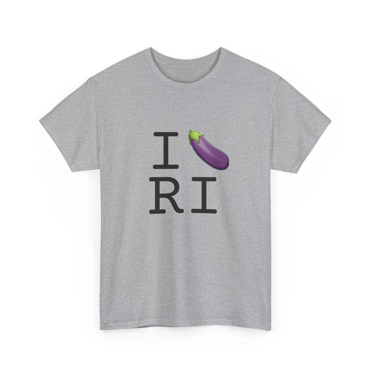"I Eggplant Rhode Island" Tee