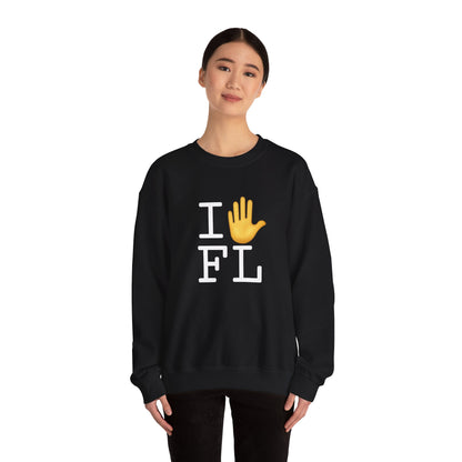 "I Stop (Raised Hand) Florida" Sweatshirt