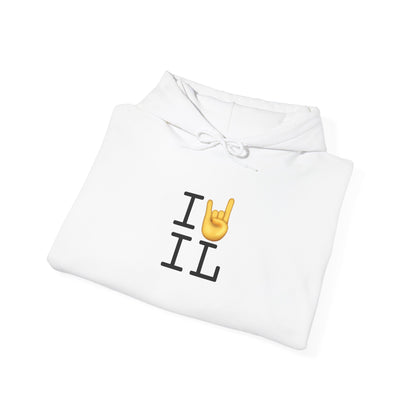 "I Rock On with Illinois" Hoodie