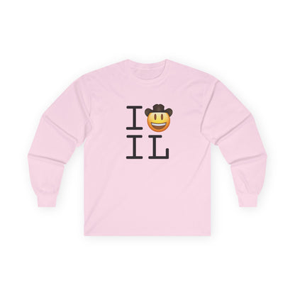 "I'm a Cowboy or Cowgirl in Illinois" Long Sleeve Shirt