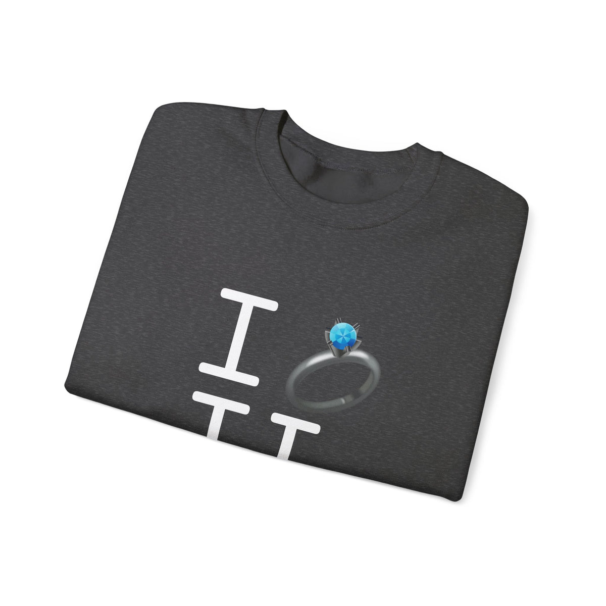 "I'm Married to (Diamond Ring) Illinois" Sweatshirt