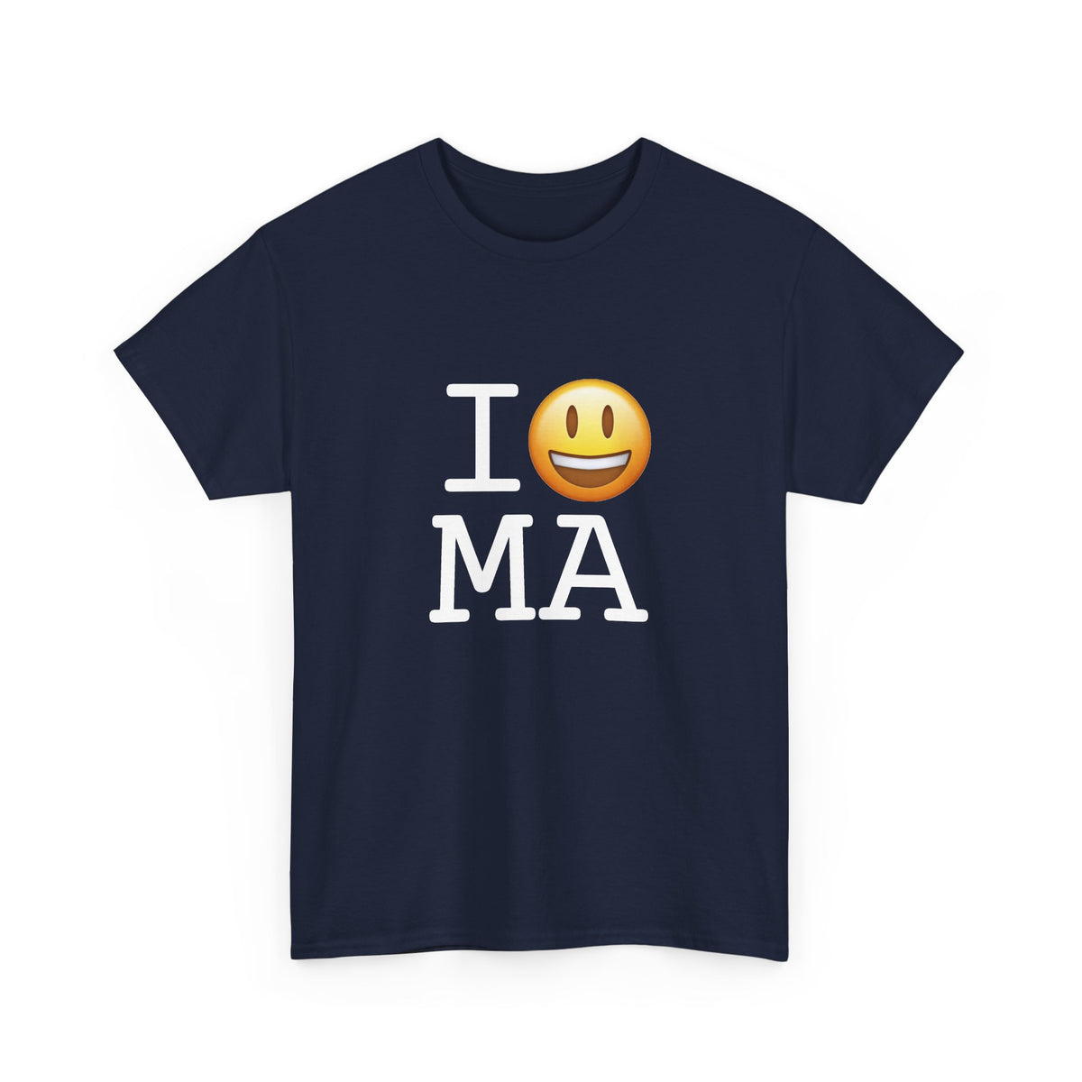 "I'm Happy about Massachusetts" Tee