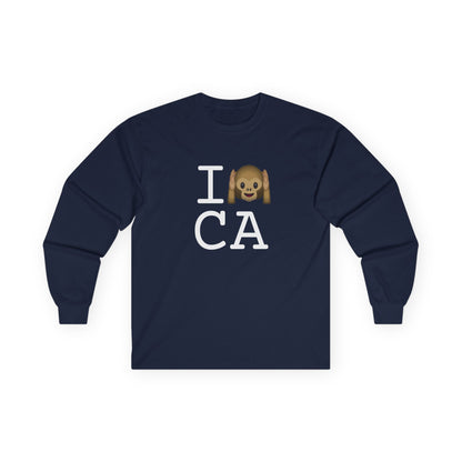 "I Don't Hear California" Long Sleeve Shirt