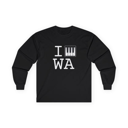 "I Piano Washington" Long Sleeve Shirt