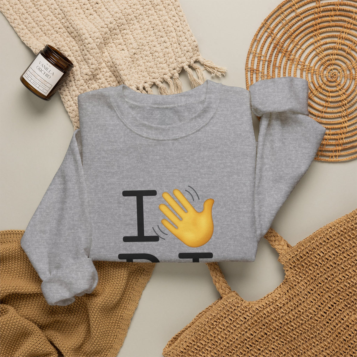 "I Wave at Rhode Island" Sweatshirt