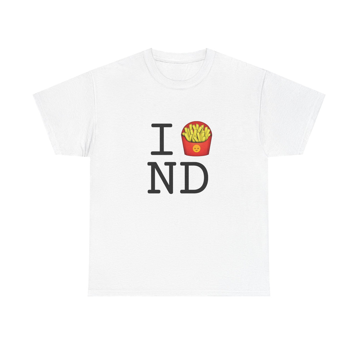 "I French Fries North Dakota" Tee