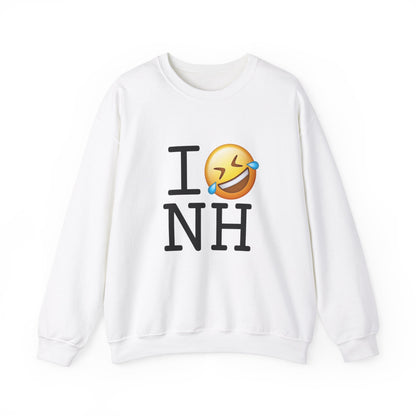 "I Laugh Hard (LMFAO) at New Hampshire" Sweatshirt