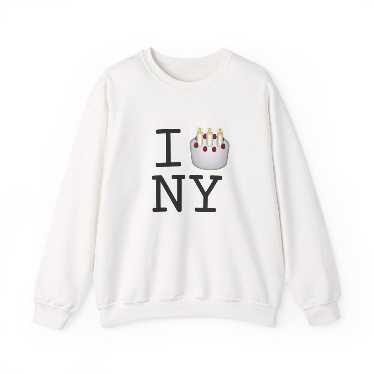 "I Birthday Cake New York" Sweatshirt