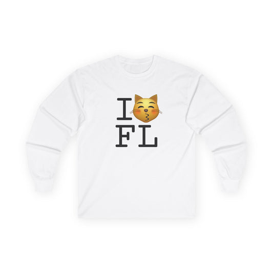 "I'm a Kissing Cat toward Florida" Long Sleeve Shirt
