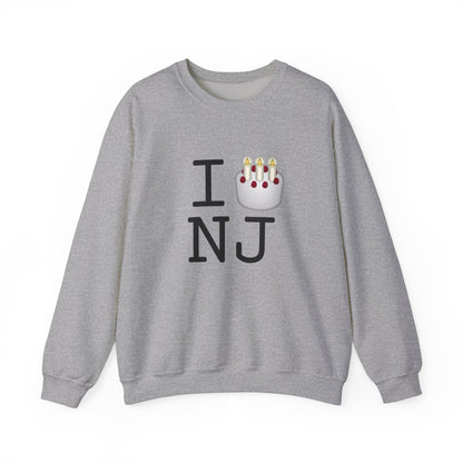 "I Birthday Cake New Jersey" Sweatshirt