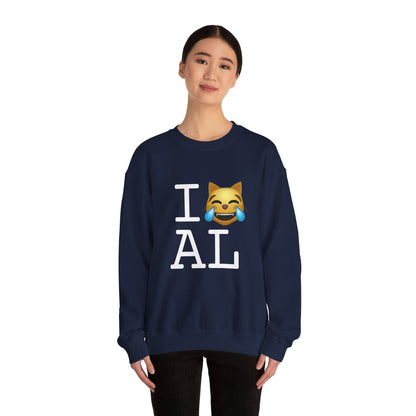 "I'm Laughing like a Cat at Alabama" Sweatshirt