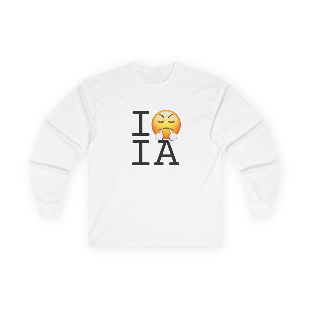 "I'm Furious about Iowa" Long Sleeve Shirt