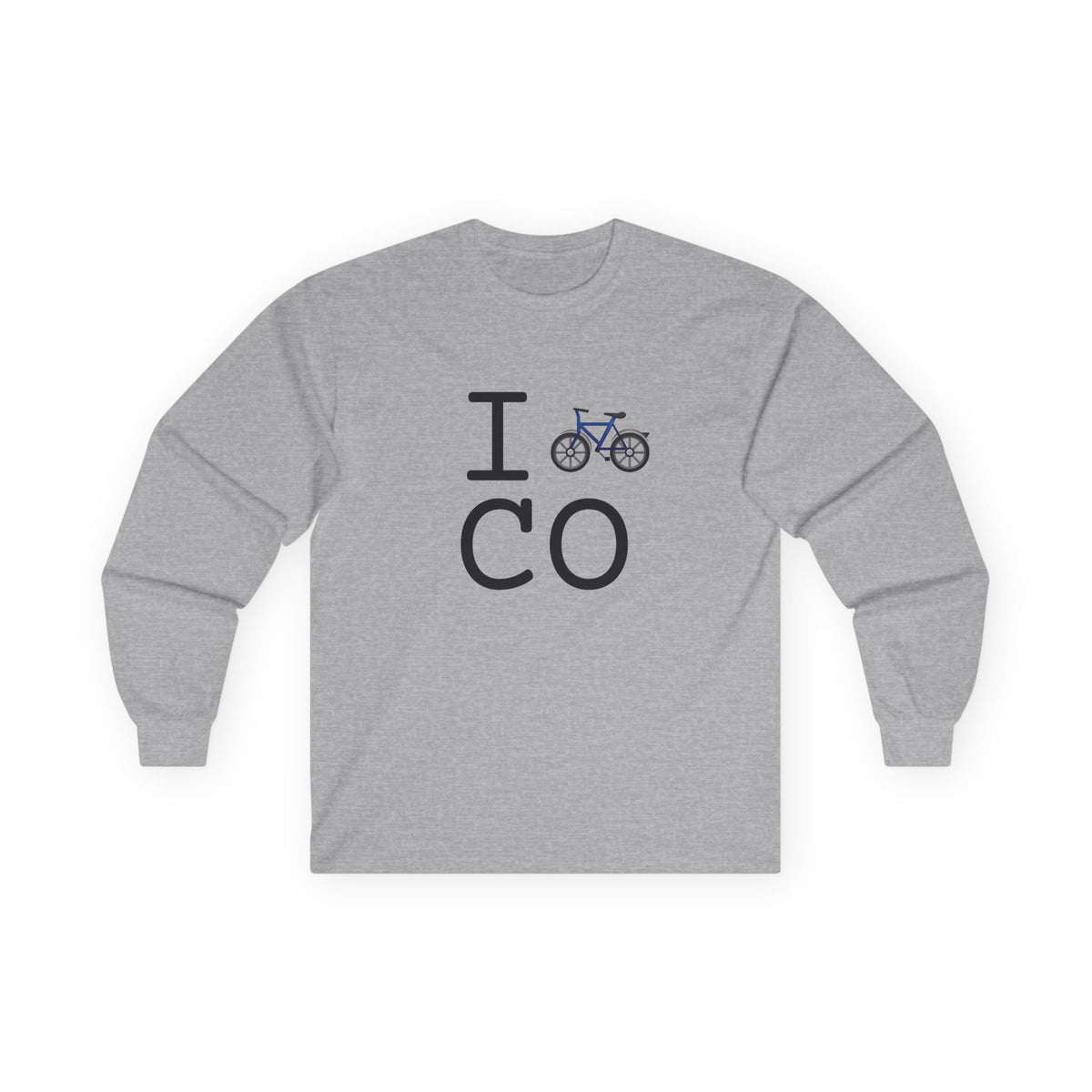 "I Bicycle Colorado" Long Sleeve Shirt