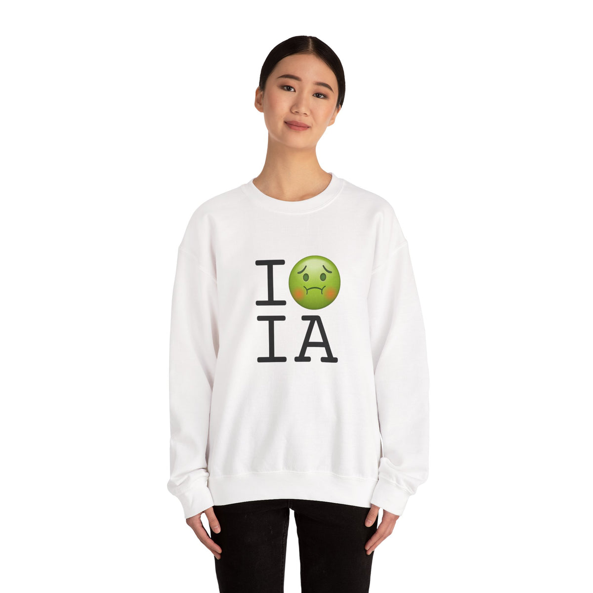 "I'm Nauseous about Iowa" Sweatshirt
