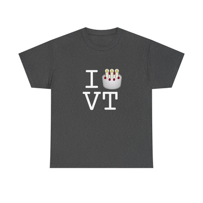 "I Birthday Cake Vermont" Tee