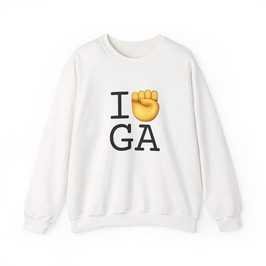 "I Raise my Fist with Georgia" Sweatshirt