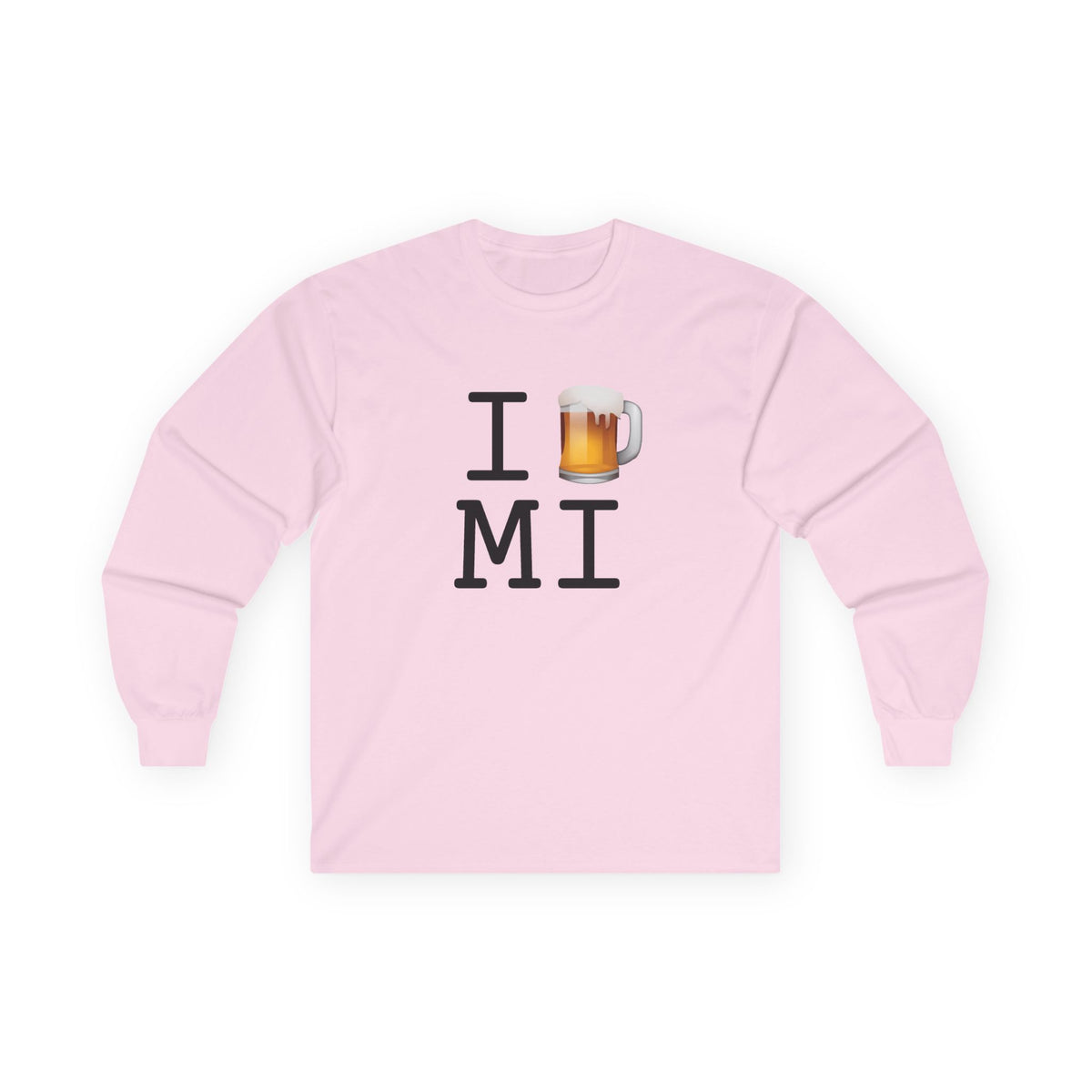 "I Beer Michigan" Long Sleeve Shirt
