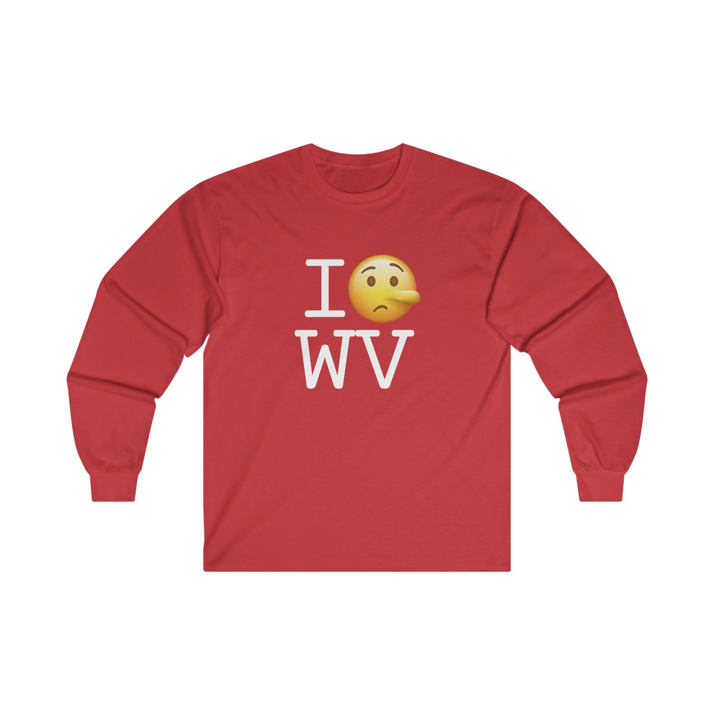 "I Lie about West Virginia" Long Sleeve Shirt