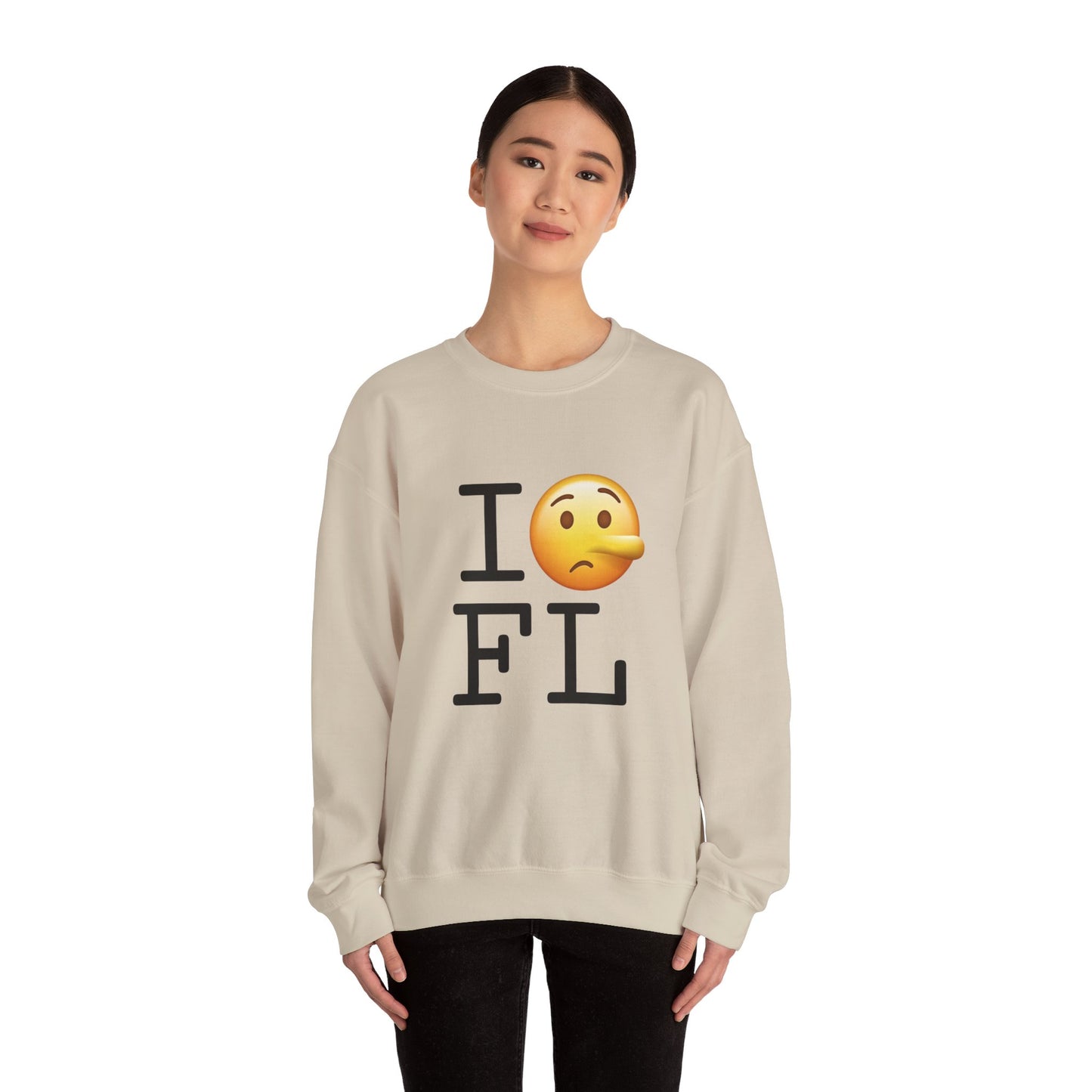 "I Lie about Florida" Sweatshirt