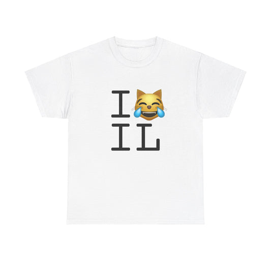 "I'm Laughing like a Cat at Illinois" Tee