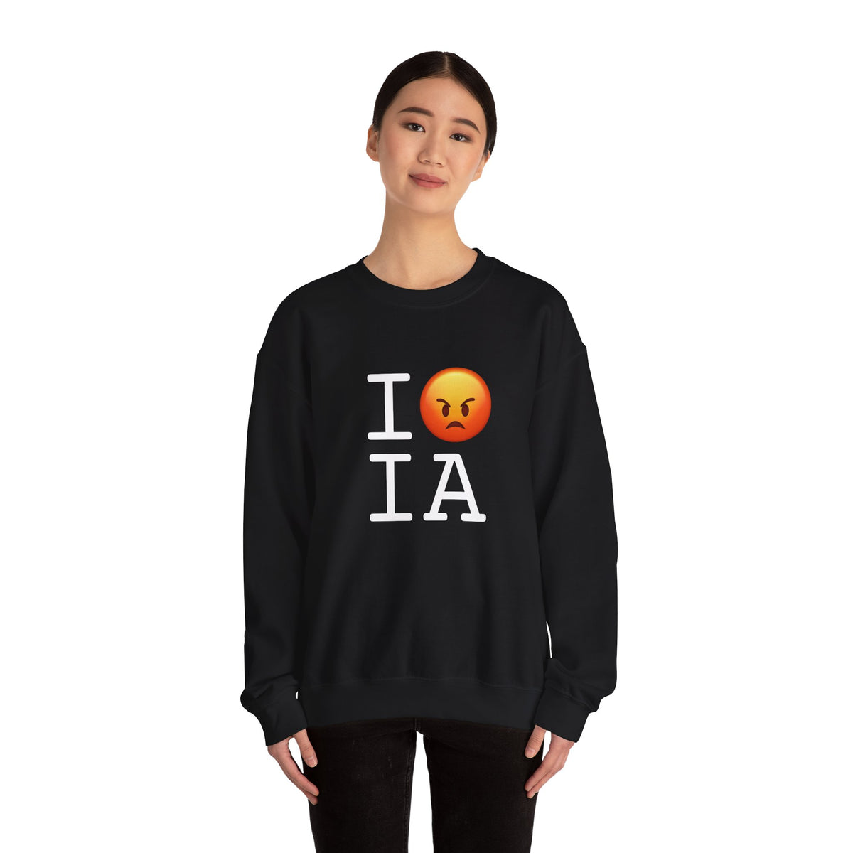 "I'm Angry about Iowa" Sweatshirt