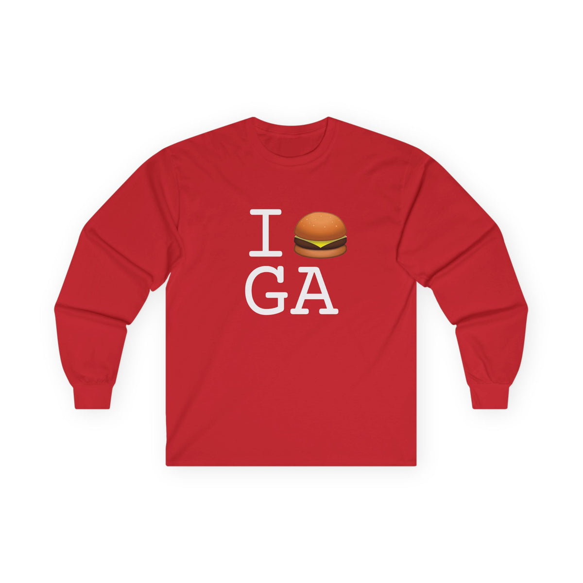 "I Cheeseburger Georgia" Long Sleeve Shirt