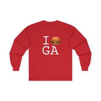 "I Cheeseburger Georgia" Long Sleeve Shirt