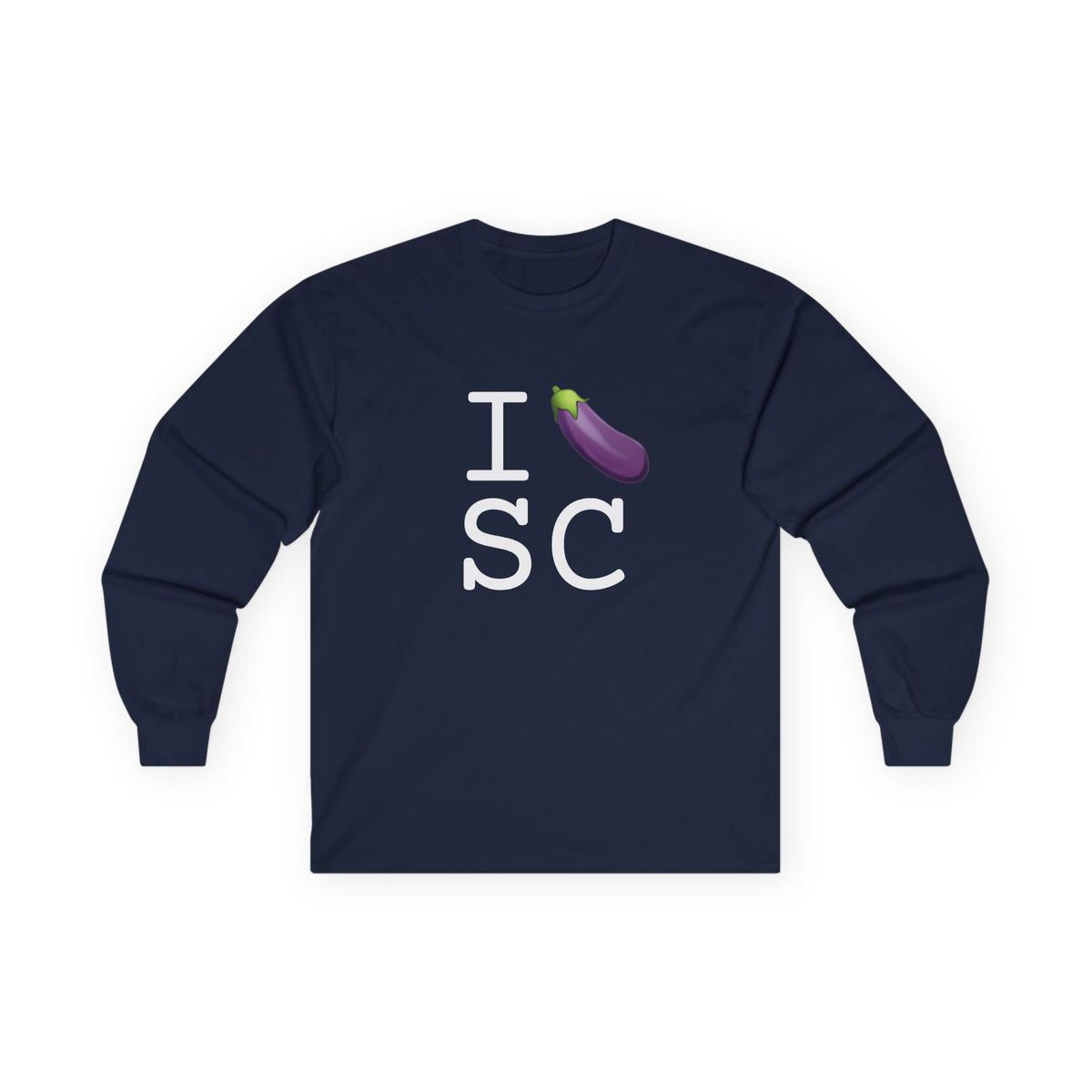 "I Eggplant South Carolina" Long Sleeve Shirt