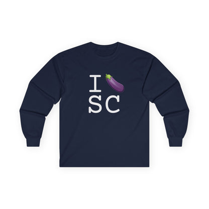 "I Eggplant South Carolina" Long Sleeve Shirt