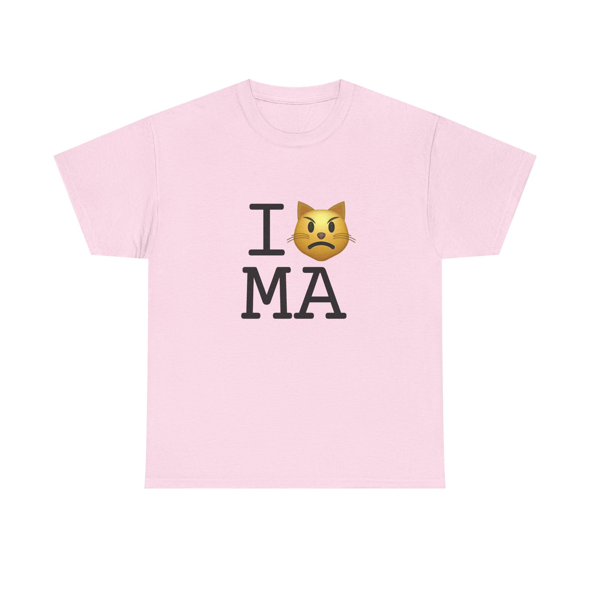 "I'm a Pouting Cat about Massachusetts" Tee