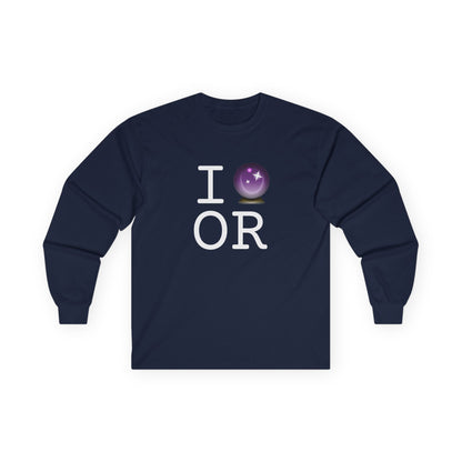 "I Predict the Future (Crystal Ball) of Oregon" Long Sleeve Shirt