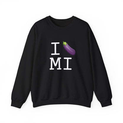 "I Eggplant Michigan" Sweatshirt