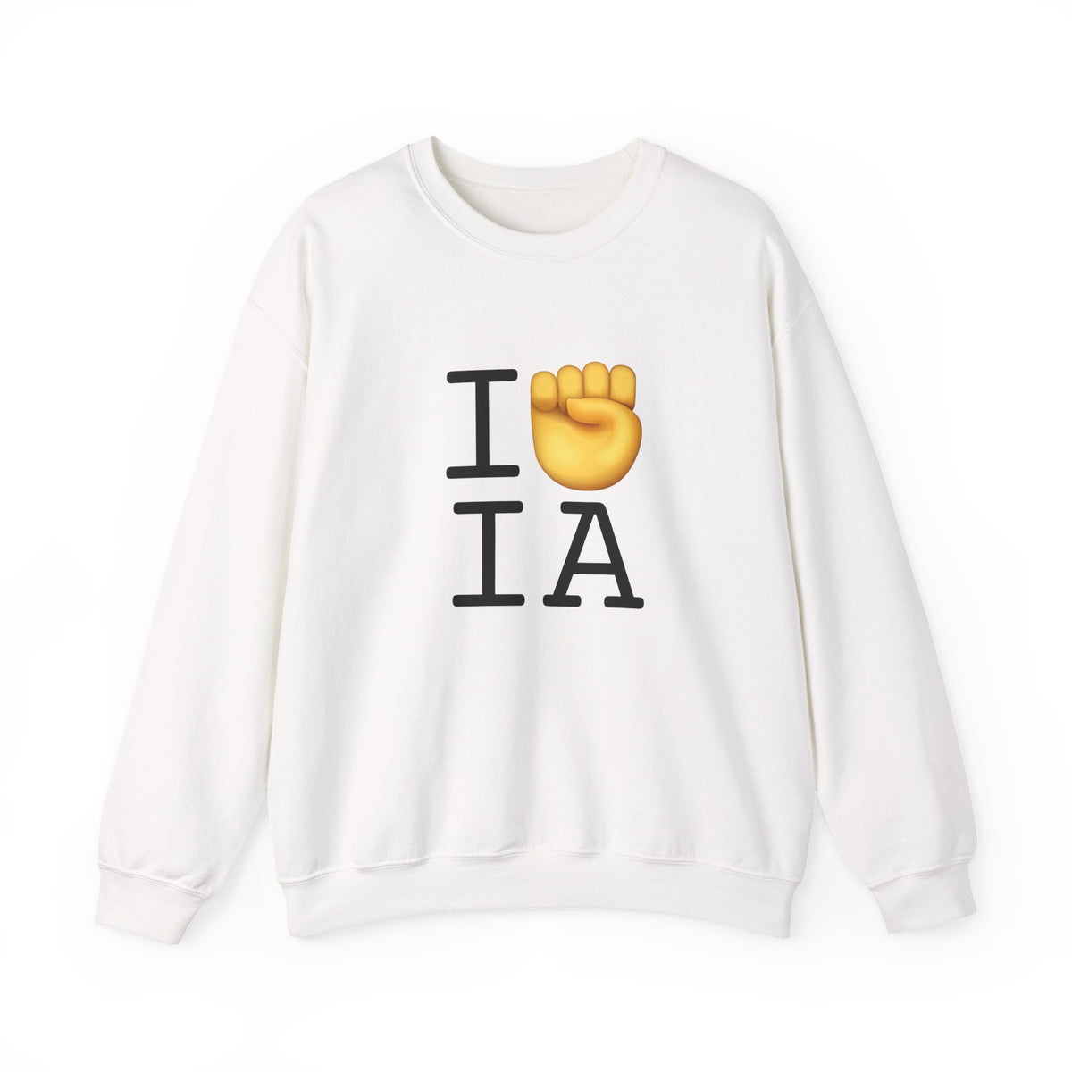 "I Raise my Fist with Iowa" Sweatshirt