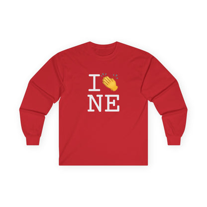 "I Applaud Nebraska" Long Sleeve Shirt