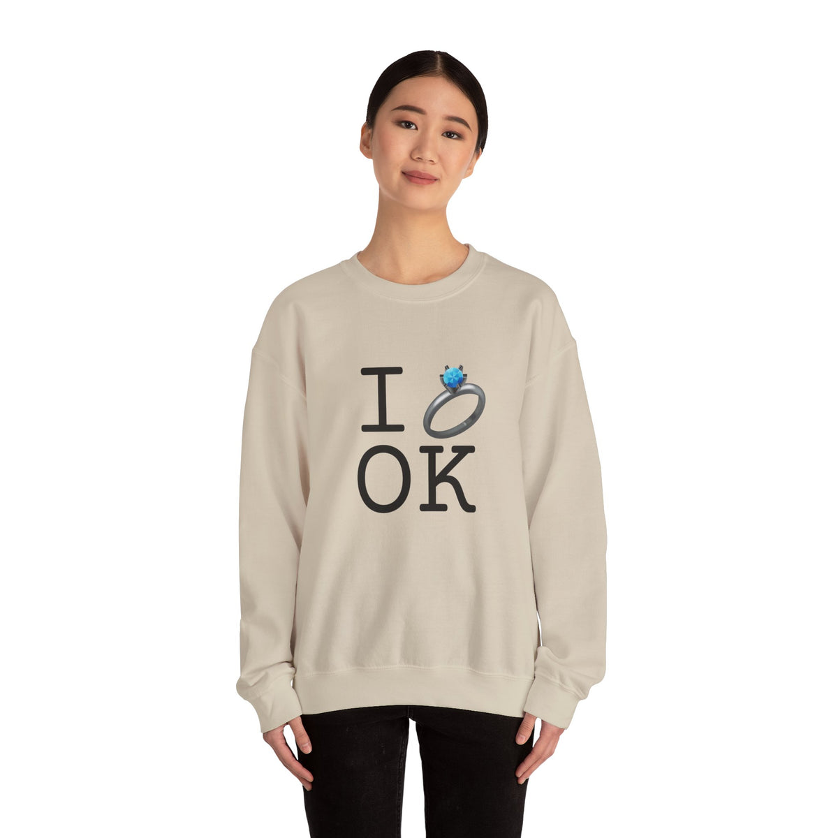 "I'm Married to (Diamond Ring) Oklahoma" Sweatshirt