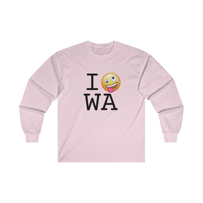 "I'm Crazy about Washington" Long Sleeve Shirt