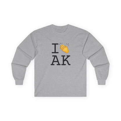 "I Applaud Alaska" Long Sleeve Shirt
